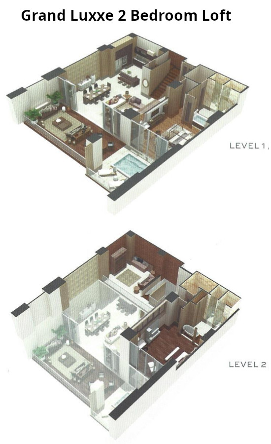 Grand Luxxe 2 Bedroom Loft