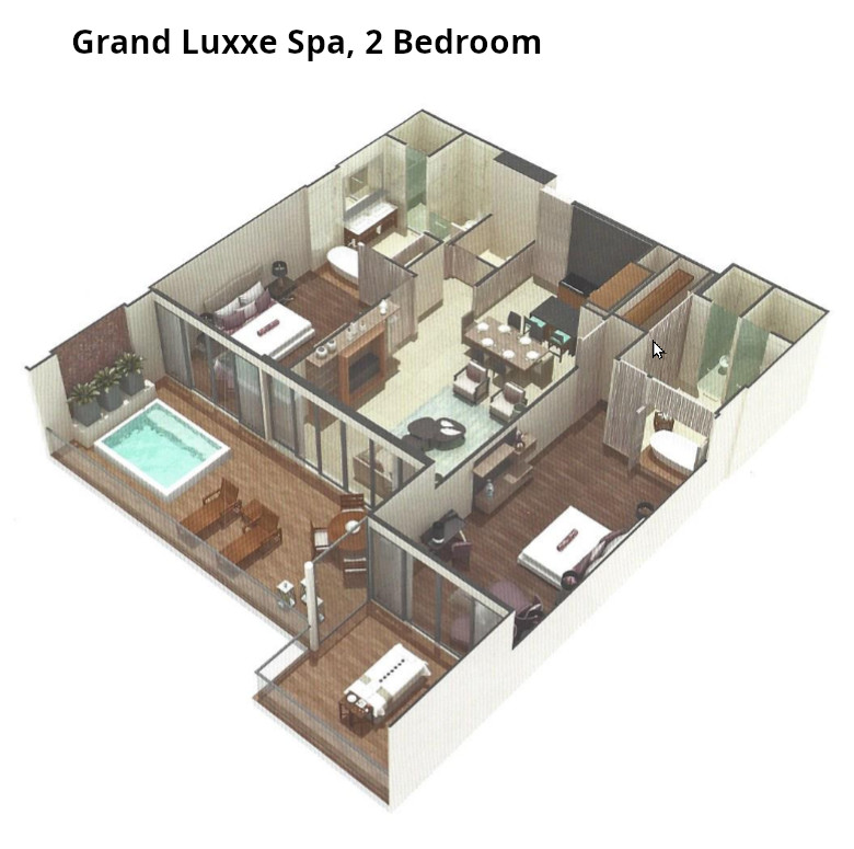 Grand Luxxe 2 bedroom Spa